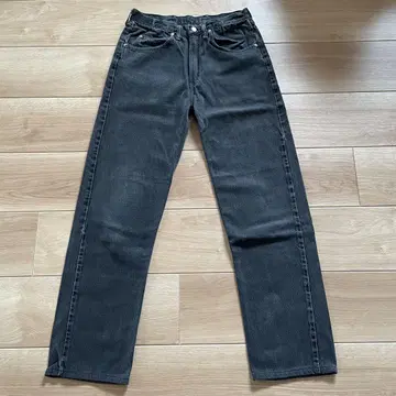 Wrangler 랭글러 블랙 데님 팬츠 블랙 페이드