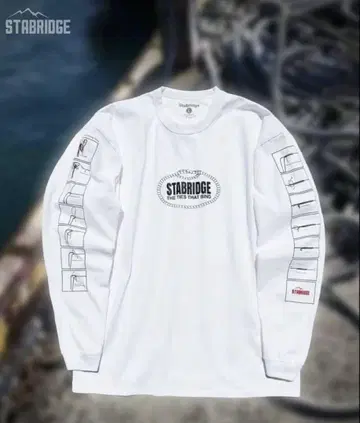 XL 사이즈 STABRIDGE BOND L/S Tee WHITE