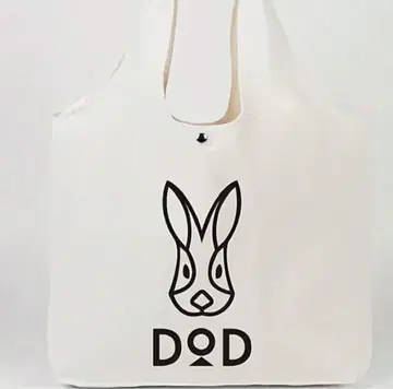 DOD 토끼 로고 토트백 캔버스 숄더 캠핑 아웃도어
