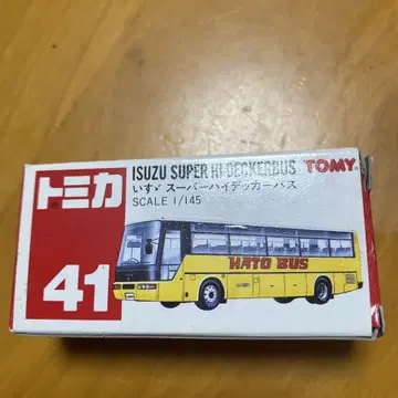 토미카 41 ISUZU SUPER BUS HATO BUS