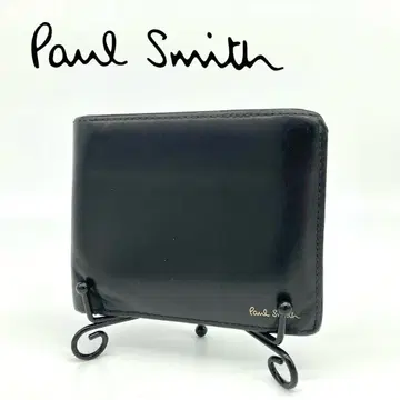 Paul Smith 폴스미스 미니 쿠퍼 가죽 블랙 접이식 지갑
