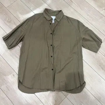 STILL BY HAND 반팔 셔츠 46 브라운
