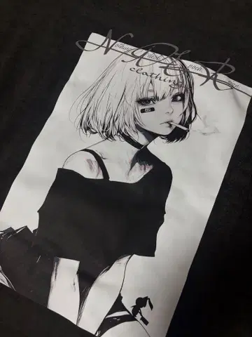 NieR 오버사이즈 의인화 티셔츠