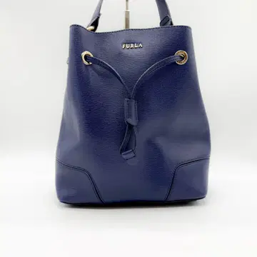 FURLA 스테이시 가죽 파우치 복조리형 원핸들 핸드백