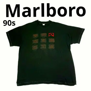 레어 90년대 빈티지 Marlboro 말보로 로고 티셔츠 USA