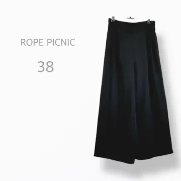 [ ROPE PICNIC ] 2턱 드레이프 와이드 팬츠 허리밴딩 워셔블