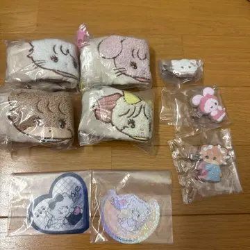 mikko 모코모코 파우치 플로키 헤어 클립 1번 복권 스티커 세트