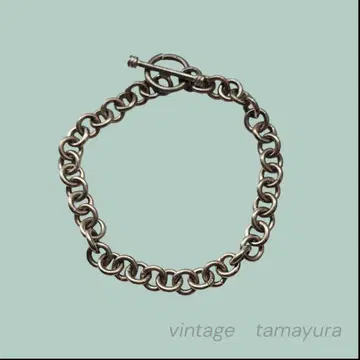 USA 빈티지 SILVER925 체인 팔찌 17g 남녀 공용