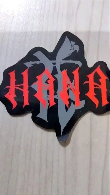 HANA 로고 스티커