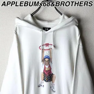 애플밤 68&brothers 콜라보 후드 맨투맨 농구 소년