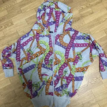 SHOOP Y2K 헤이세이 갸루 체인 후드티 SWAG