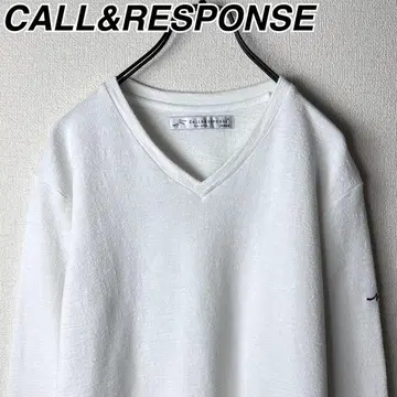 CALL&RESPONSE 티셔츠 롱T 화이트