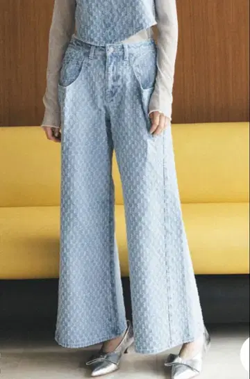 vis 와이드 데님 미사용 새상품 s 사이즈