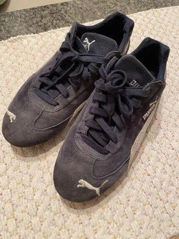 초대 스피드캣 PUMA 네이비 스웨이드 신발