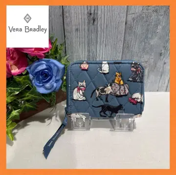 [새상품] Vera Bradley 베라 브래들리 지갑 고양이 퀼트