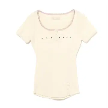 andmary Lacey mary logo tops ivory