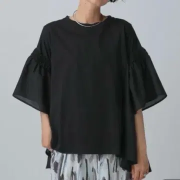 LEPSIM 렙심 이소재 프릴 튜닉