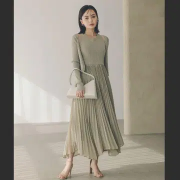 아뉴앙스 가디건 앙상블 도킹 원피스
