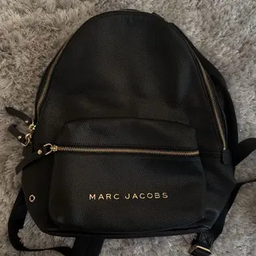 MARC JACOBS 블랙 가죽 백팩