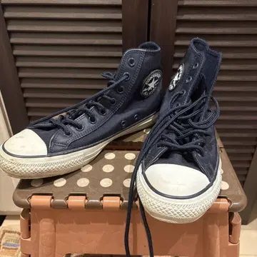CONVERSE ALL STAR 네이비 하이컷 스니커즈