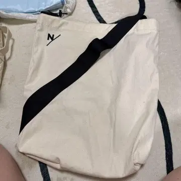 내추럴 캔버스 에코백