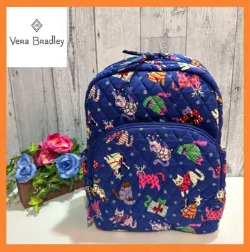 [새상품] Vera Bradley 베라 브래들리 백팩 퀼트 고양이 파랑