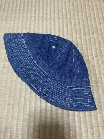 70's 데님 햇 vintage Denim Hat army 미사용?