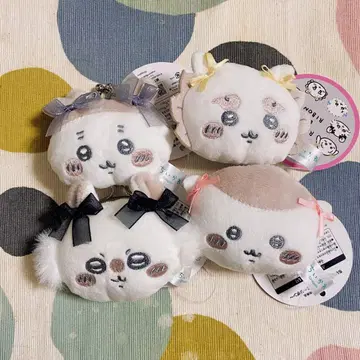 치이카와 미니 동전 지갑 리본 모몽가 헌책방 시사 밤만쥬
