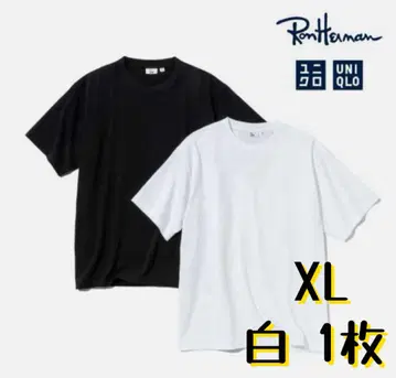 유니클로 x 론 헤르만 콜라보 T셔츠 XL 화이트 N9