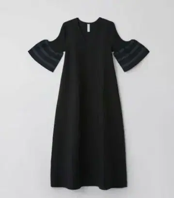 CFCL POTTERY SHORT BELL SLEEVE FLARE