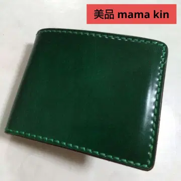 새상품급 mama kin 마마킨 고급 두꺼운 가죽 반지갑 동전 지갑 포함