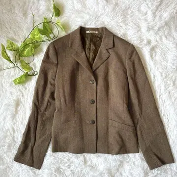 [Aquascutum] 여성용 테일러드 자켓 (L) 울 브라운