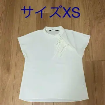 택 없음 미사용 자라 리본 포함 차이나풍 블라우스