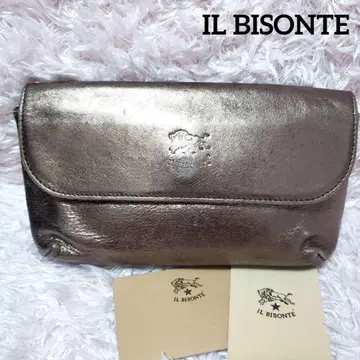 IL BISONTE 일비종떼 메탈릭 골드 장지갑 한정 컬러
