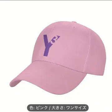 Y-3 캡 핑크 원사이즈