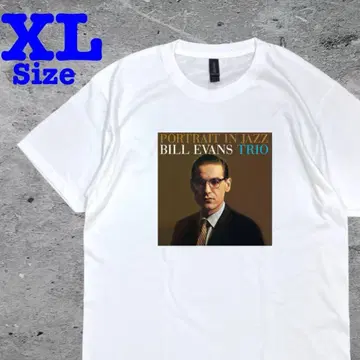 빌 에반스 BILL EVANS JAZZ 뮤직 티셔츠 화이트