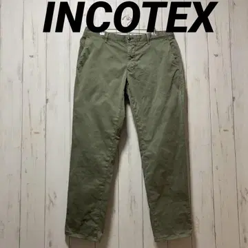 INCOTEX 인코텍스 치노 팬츠 카키 사이즈 36