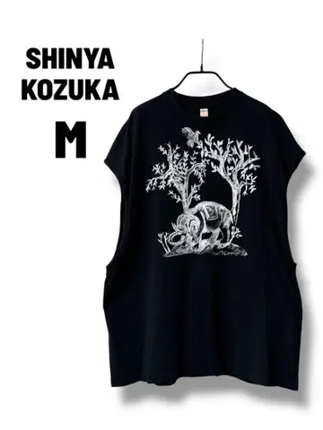 SHINYA KOZUKA 슬리브리스 블랙 M