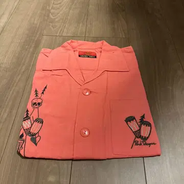 Pink Dragon 코랄 핑크 셔츠