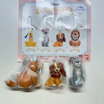 디즈니 DOG 스윙 마스코트 레이디 트럼프 나나 3개 세트