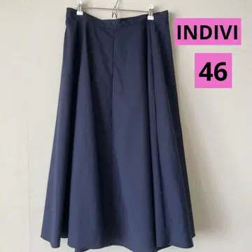 INDIVI 새상품급 인디비 플레어 스커트 46