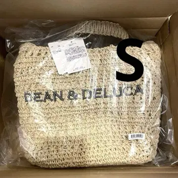 DEAN & DELUCA 빔즈 크로셰 바스켓 백 S