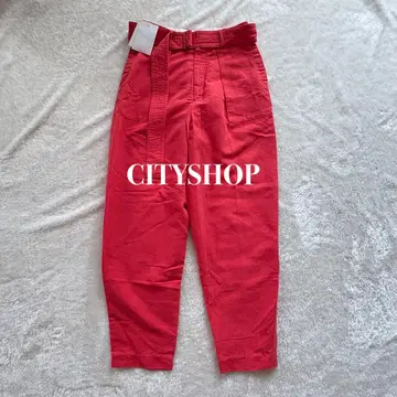 [미사용] CITYSHOP 베이커 턱 팬츠