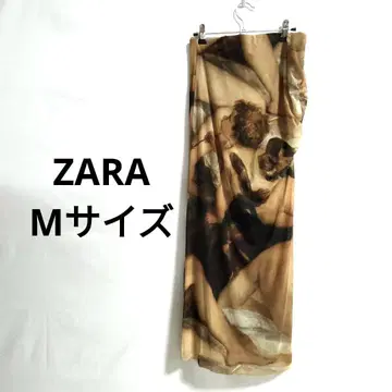완판템 레어 ZARA M 사이즈 시어 아트 스커트 람베르토 스토리스