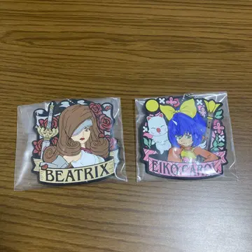 FINAL FANTASY IX 러버 키링 베아트릭스 에코 2점