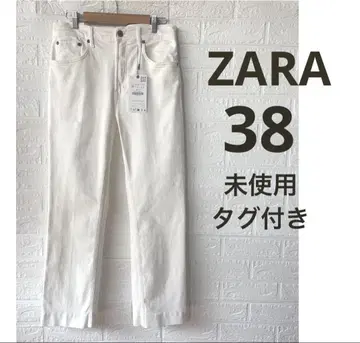 [미사용 택 포함] ZARA 자라 크롭 팬츠 스트레치
