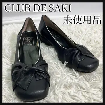 [미사용품] CLUB DE SAKI 블랙 컴포트 슈즈 4E