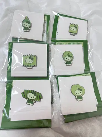 일본관 모 키티 핀 배지 6개 세트