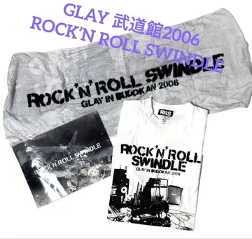 GLAY 2006 무도관 굿즈 타월 티셔츠 스텐실