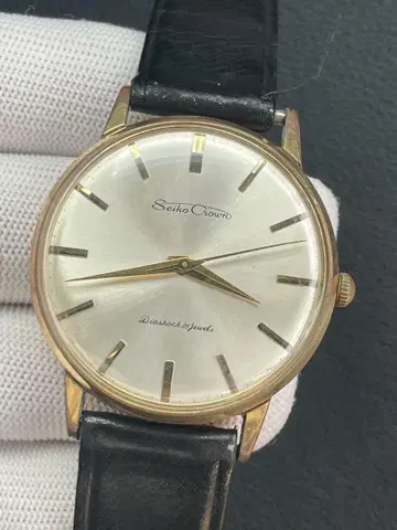 SEIKO 세이코 크라운 빈티지 21석 수동 와인딩 골드